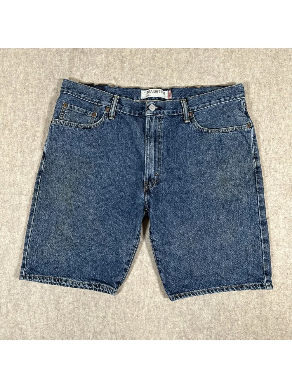 Vintage Levis Shorts Mens 38 Blue Denim 505 Jeans Jorts Dad 10